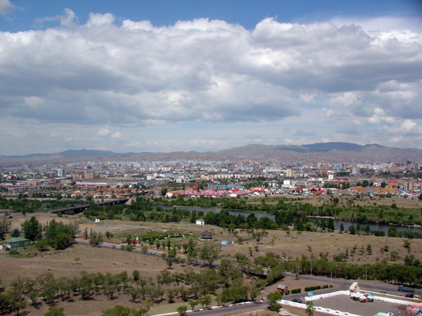 Ulaan Bataar on a Sunny Day